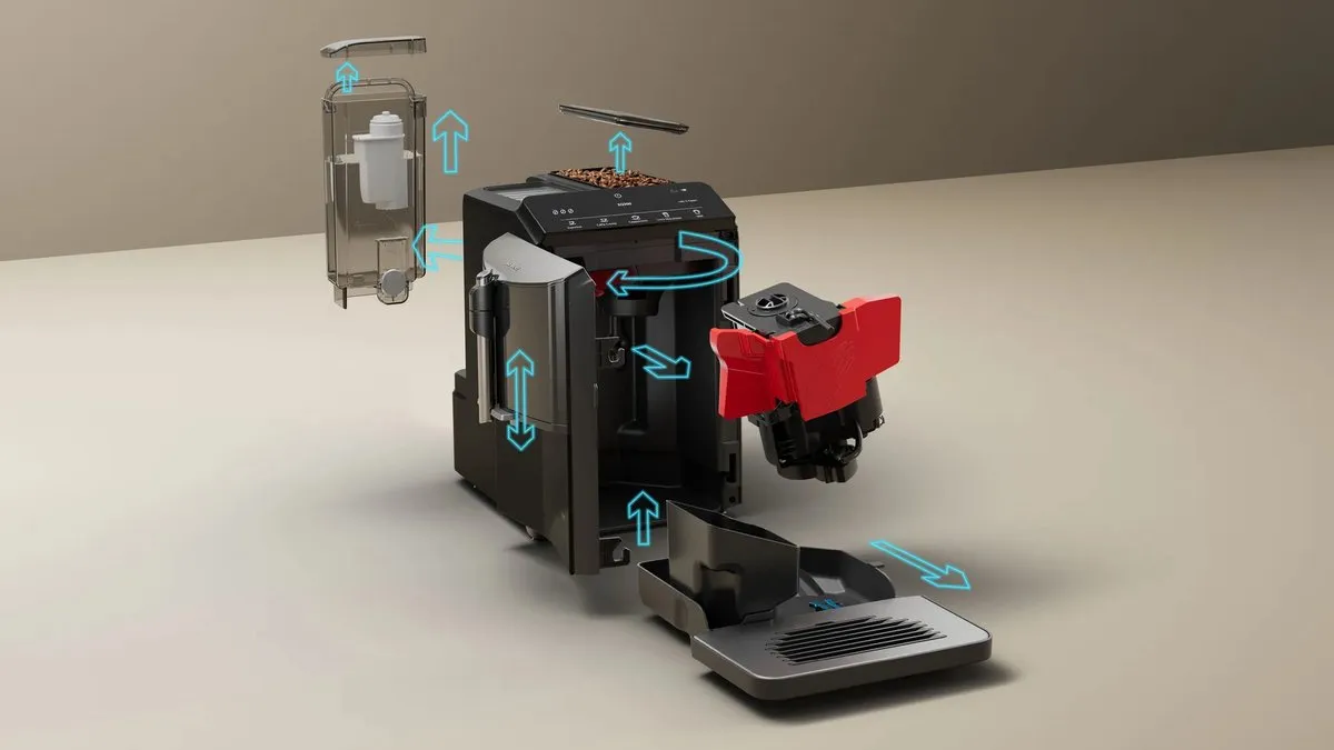 Siemens TF301E09 EQ300 Espresso Volautomaat - Zwart