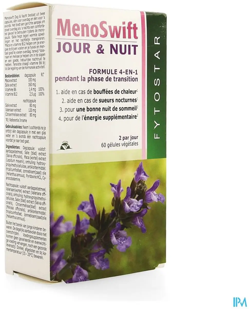 Fytostar Meno Swift Capsules 60 Stuks - 60mg