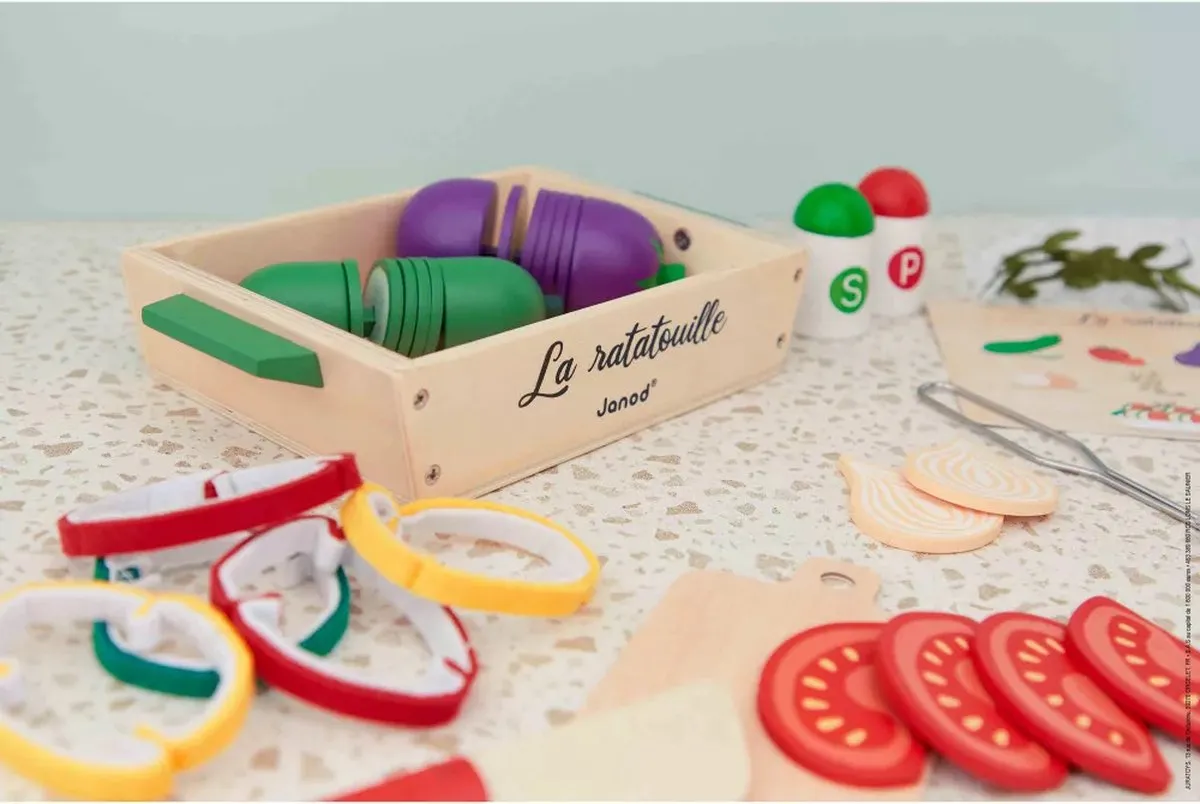 Janod Ratatouille Set - 32 Accessoires - Multikleur