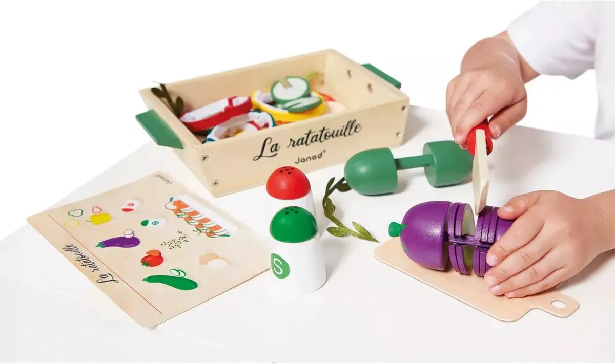 Janod Ratatouille Set - 32 Accessoires - Multikleur