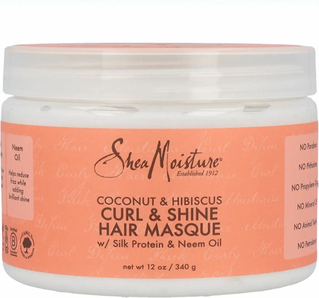 Shea Moisture Coconut & Hibiscus Haarmasker 340g