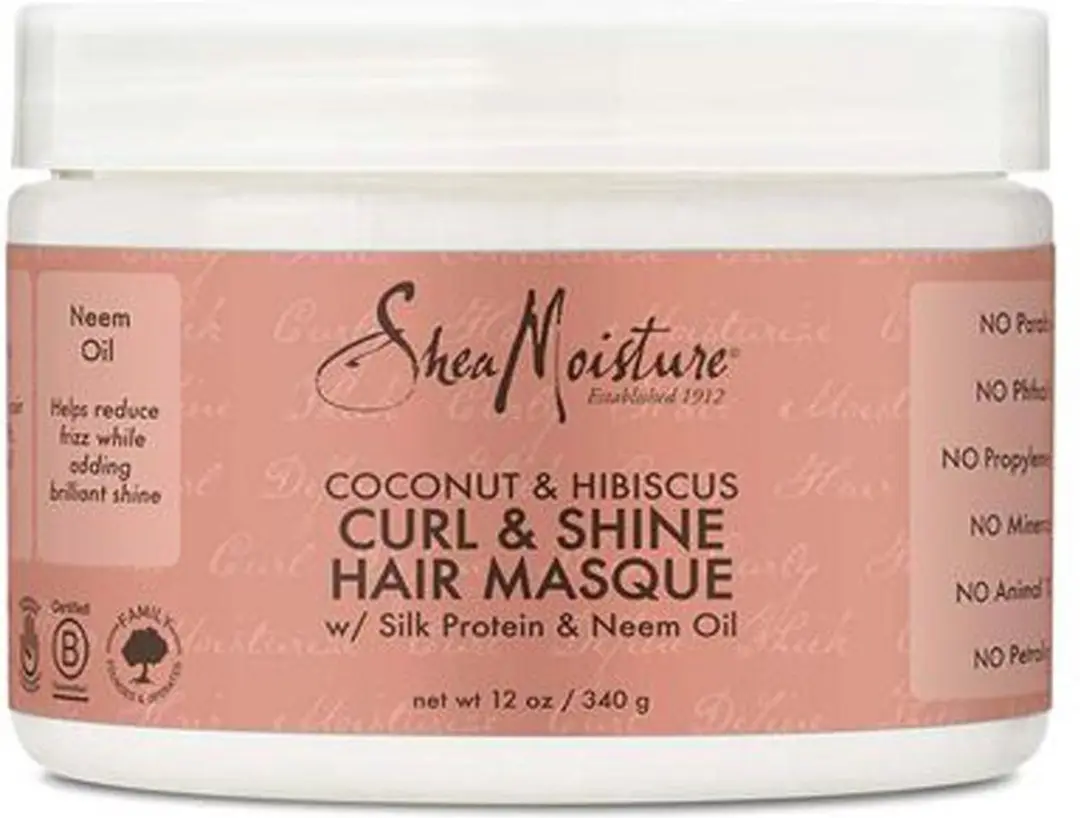 Shea Moisture Coconut & Hibiscus Haarmasker 340g
