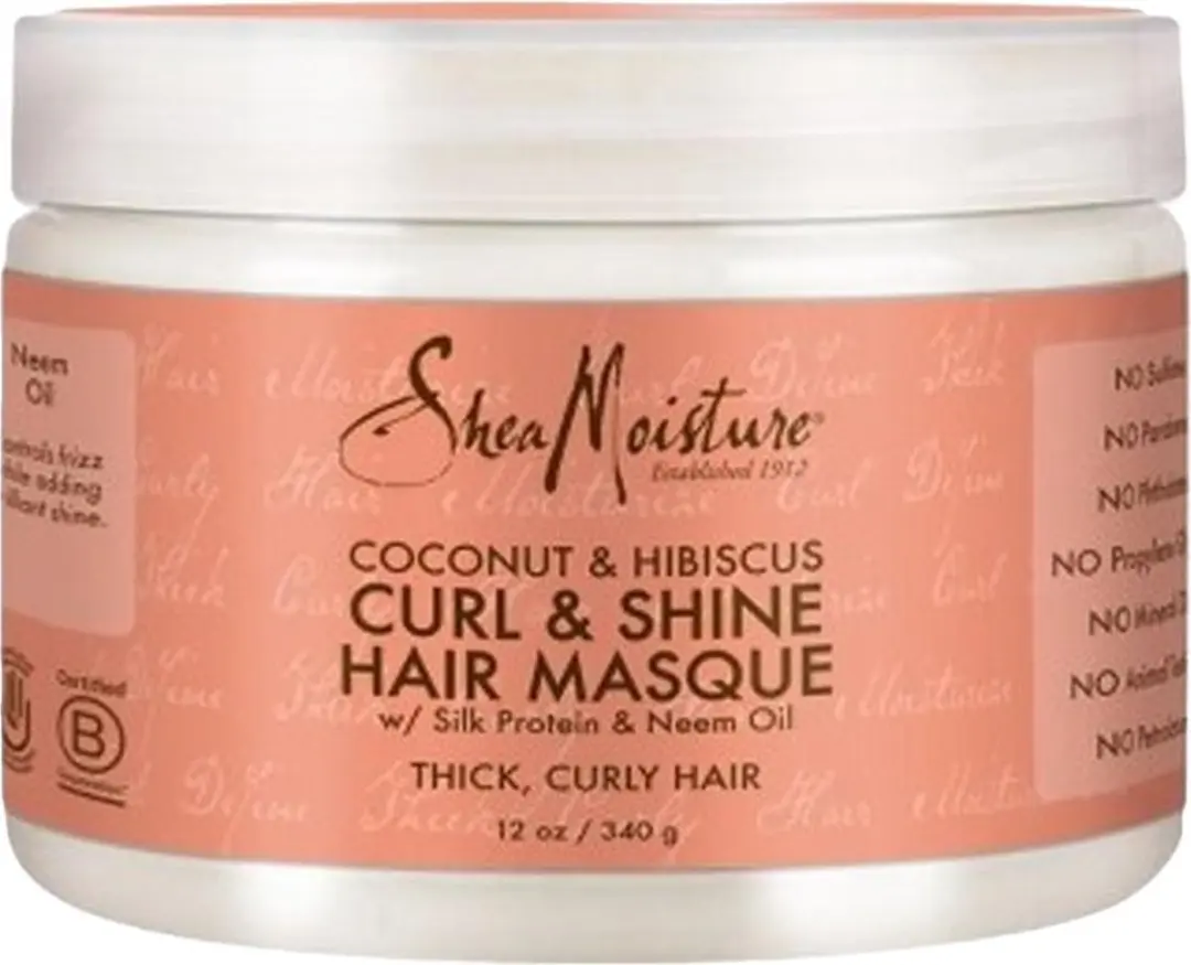 Shea Moisture Coconut & Hibiscus Haarmasker 340g
