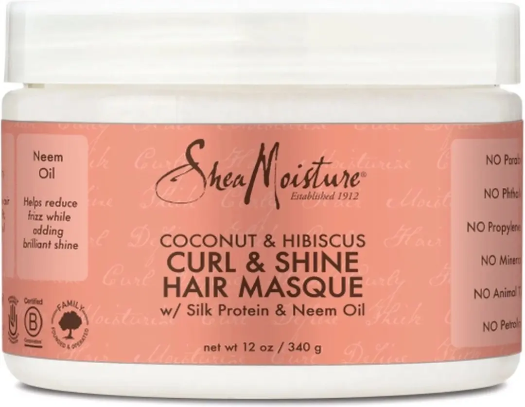Shea Moisture Coconut & Hibiscus Haarmasker 340g