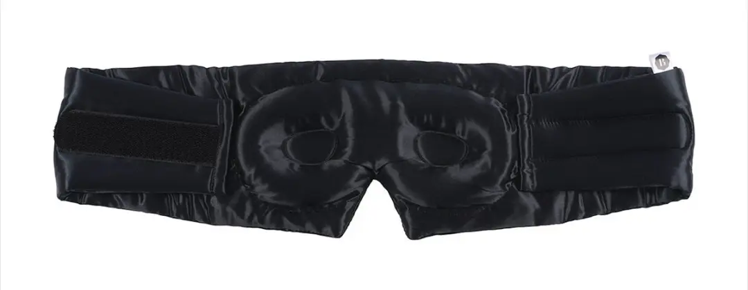 Beauty Pillow Luxury Silk 3D Mask - 100% Mulberry Zijd - 22 Momme - Zwart