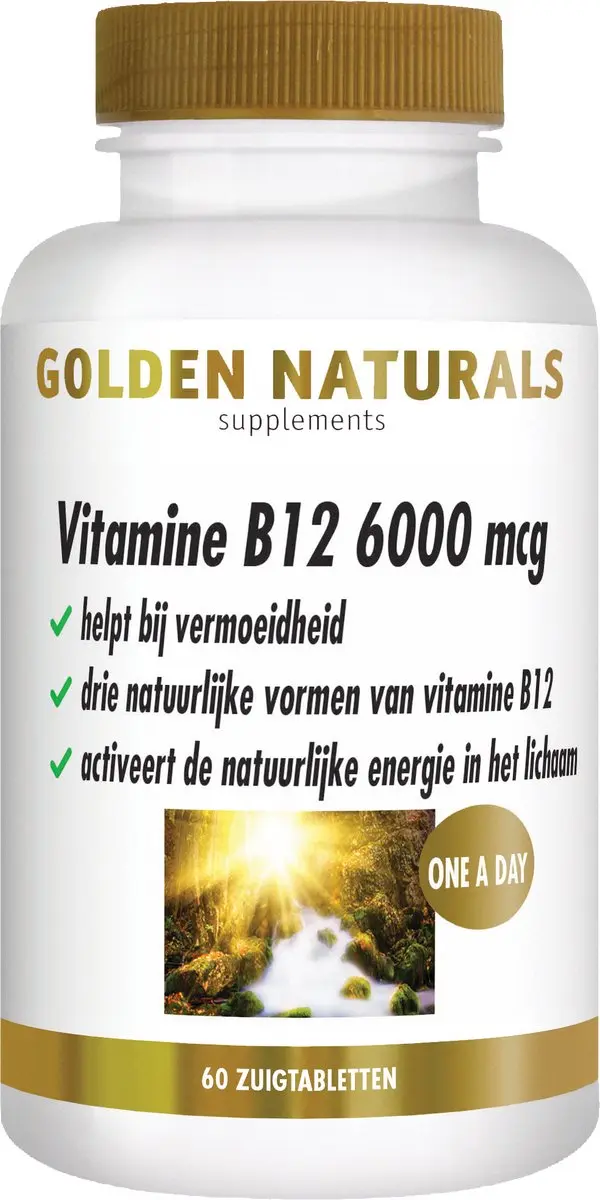 Golden Naturals Vitamine B12 6000 mcg
