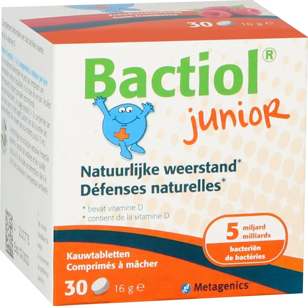 Metagenics Bactiol Junior Kauwtabletten