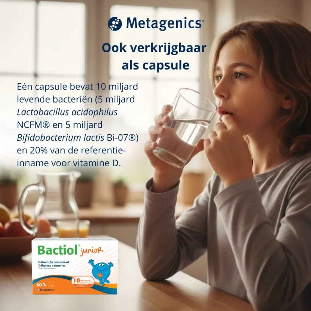 Metagenics Bactiol Junior Kauwtabletten - 30 Stuks