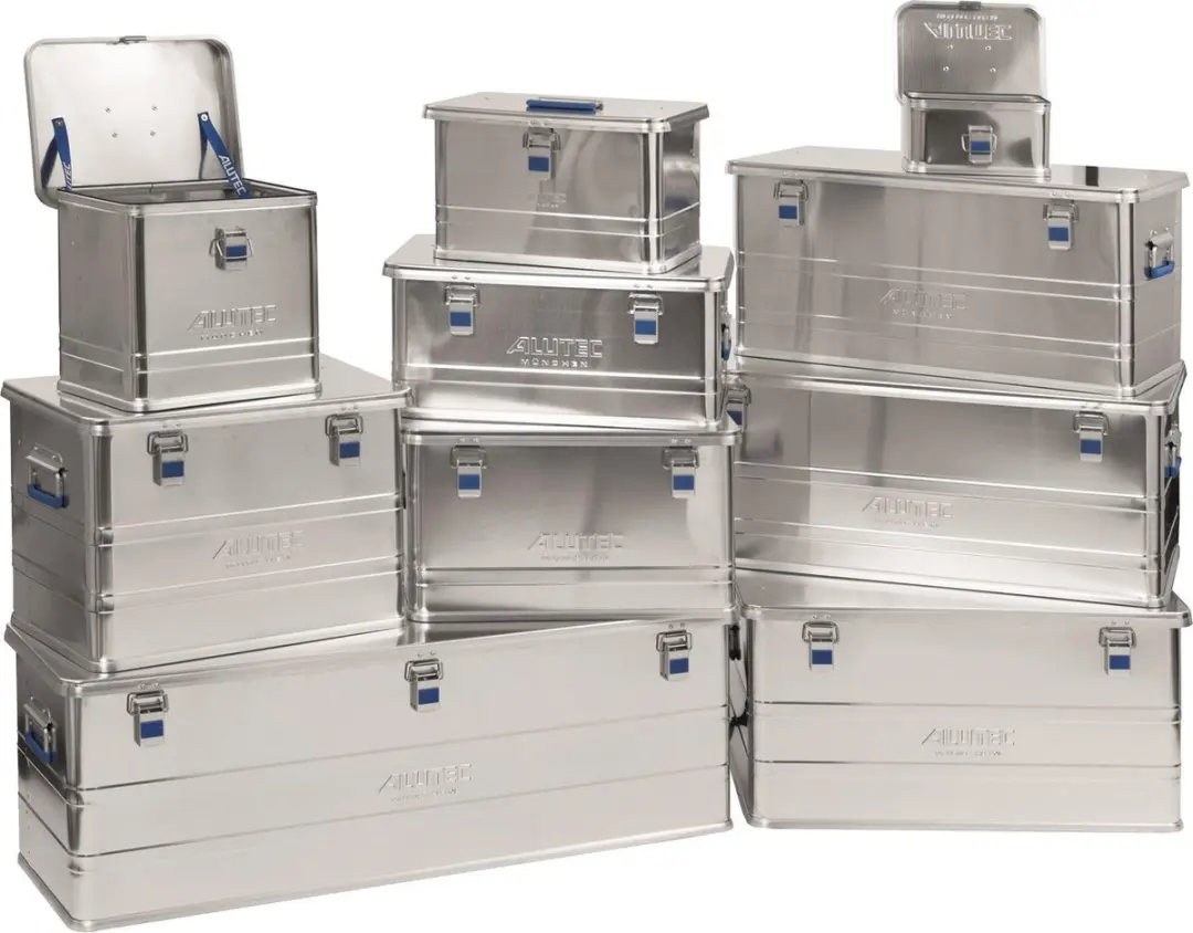 Alutec Comfort 12140 Transportkist 900x495x367mm - Zilverkleurig