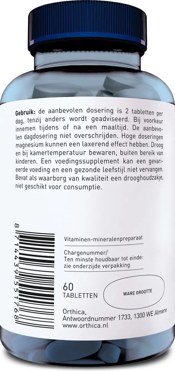 Orthica Cal Citraat+ Mineralen - 60 Tabletten