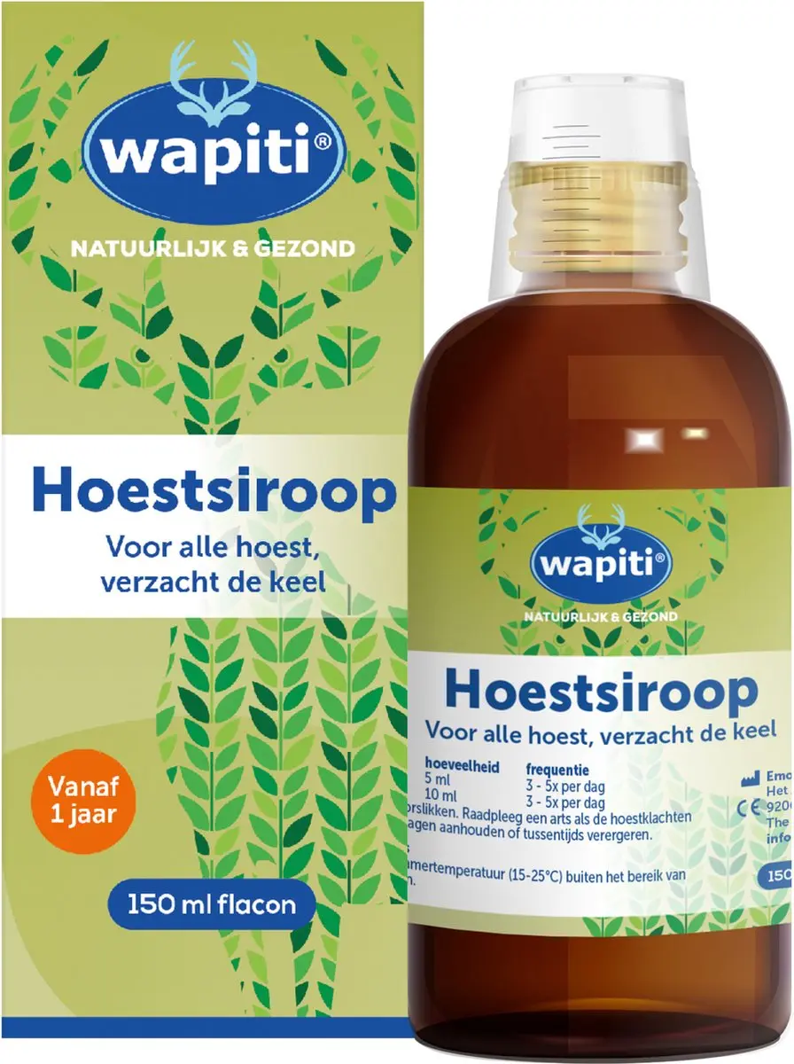 Wapiti Hoestsiroop 150ml