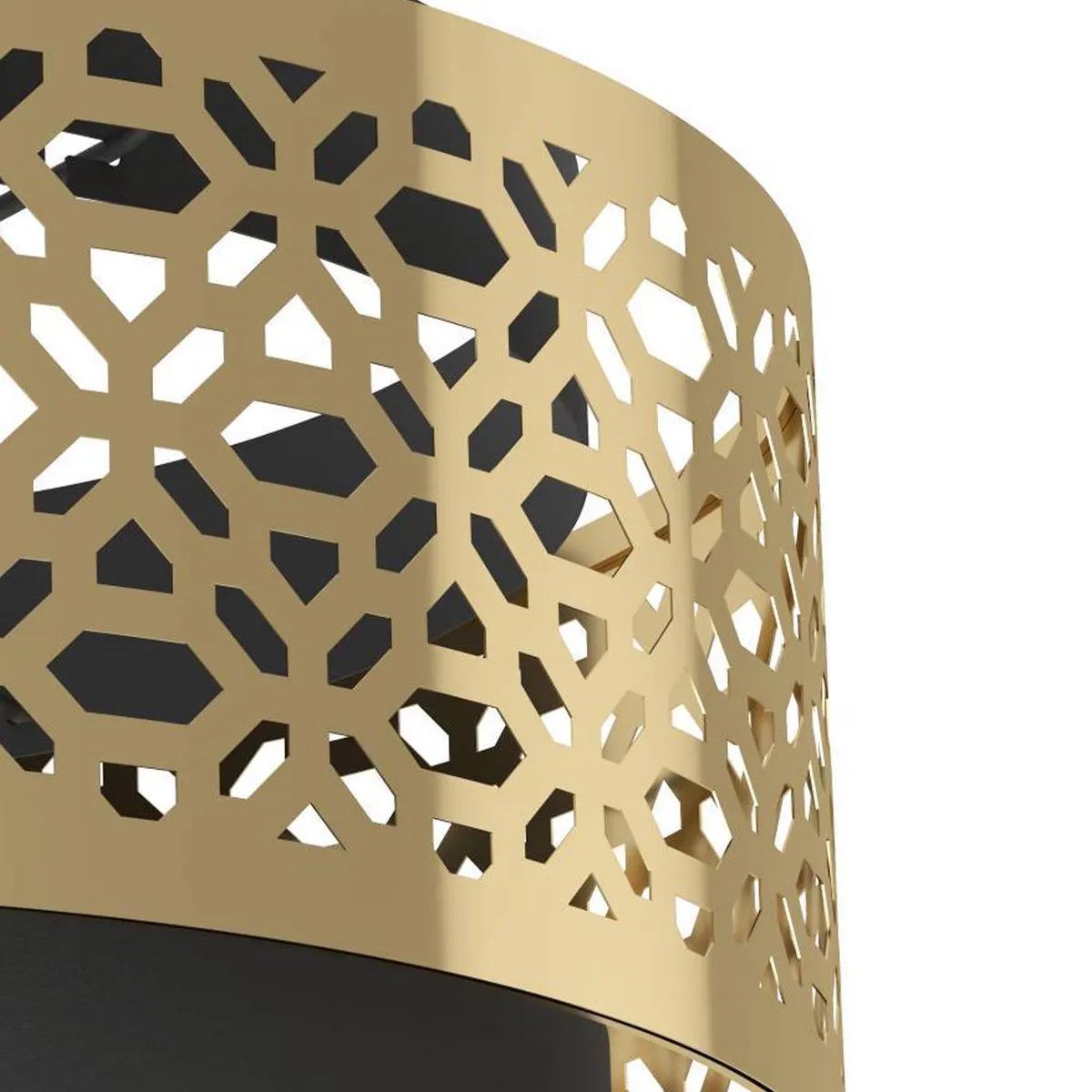 Eglo Sandbach Plafondlamp E27 - Ø42cm - Zwart/Goud