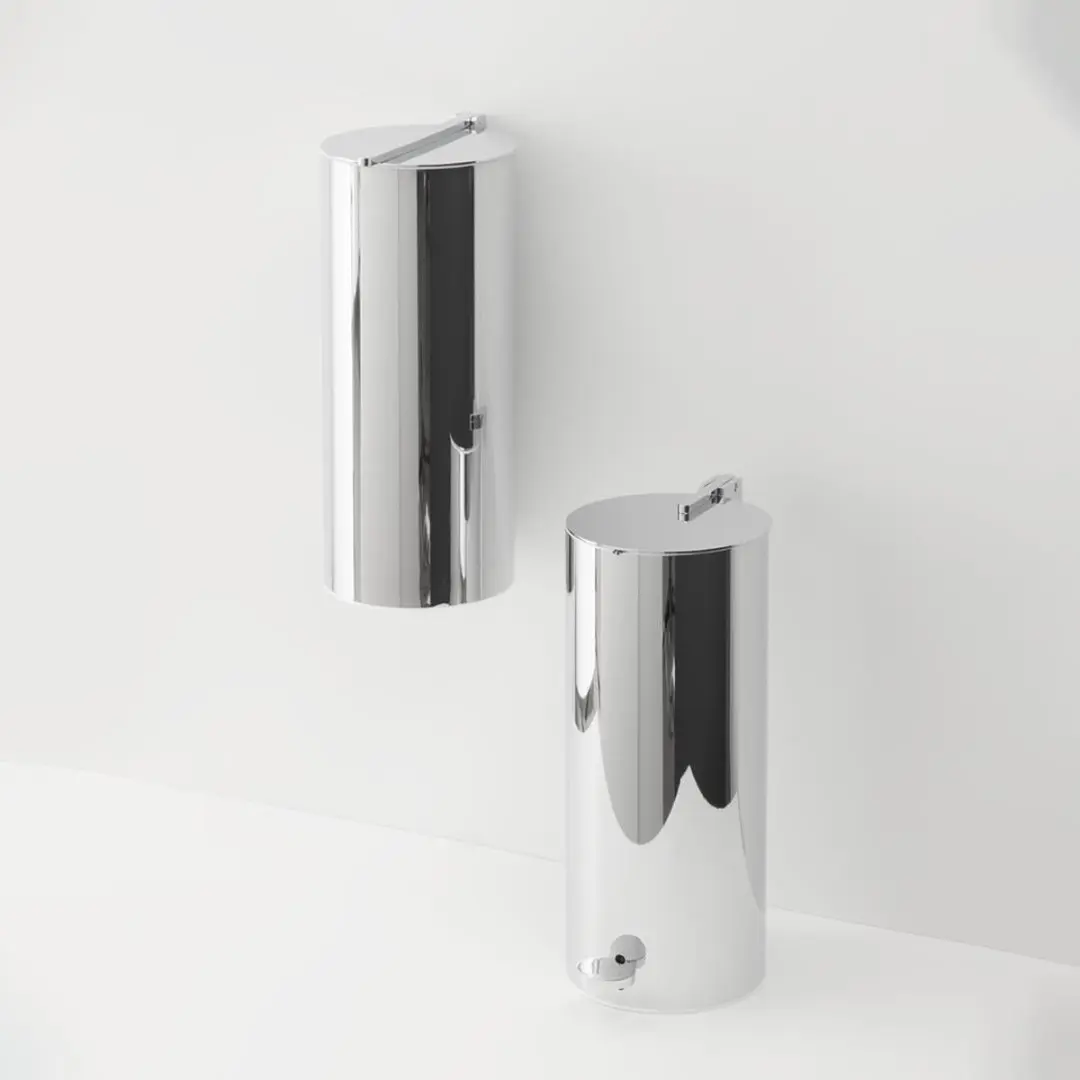Decor Walther BIN3 Staande Afvalemmer - 10L - Chroom