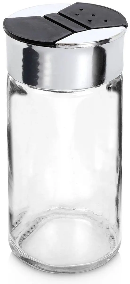 Orion Glazen Kruidenpotje 100ml - Doseerder - Transparent