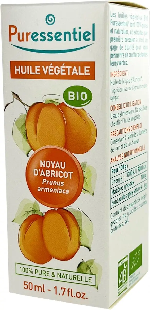 Puressentiel Abrikozenpit Biologische Olie 50ml