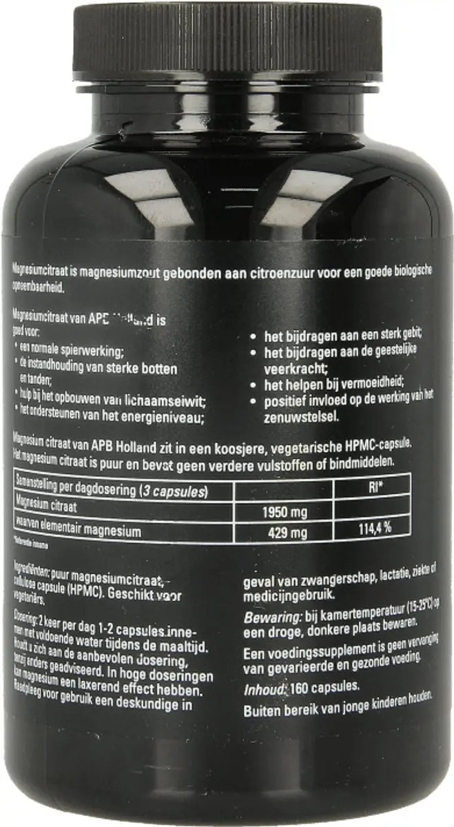 APB Magnesium Citraat 160g