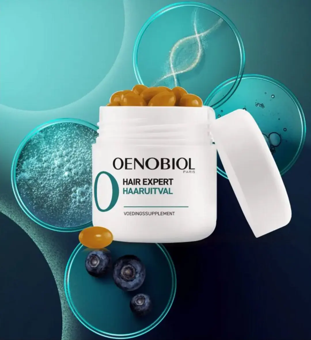 Oenobiol Hair Expert Haaruitval Caps 120 Stuks - Biotine & Vitamines