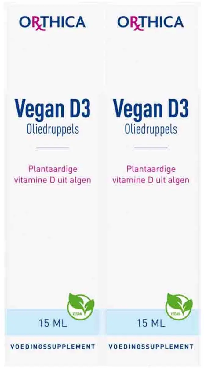 Orthica Vegan D3 Druppels 2x15ml