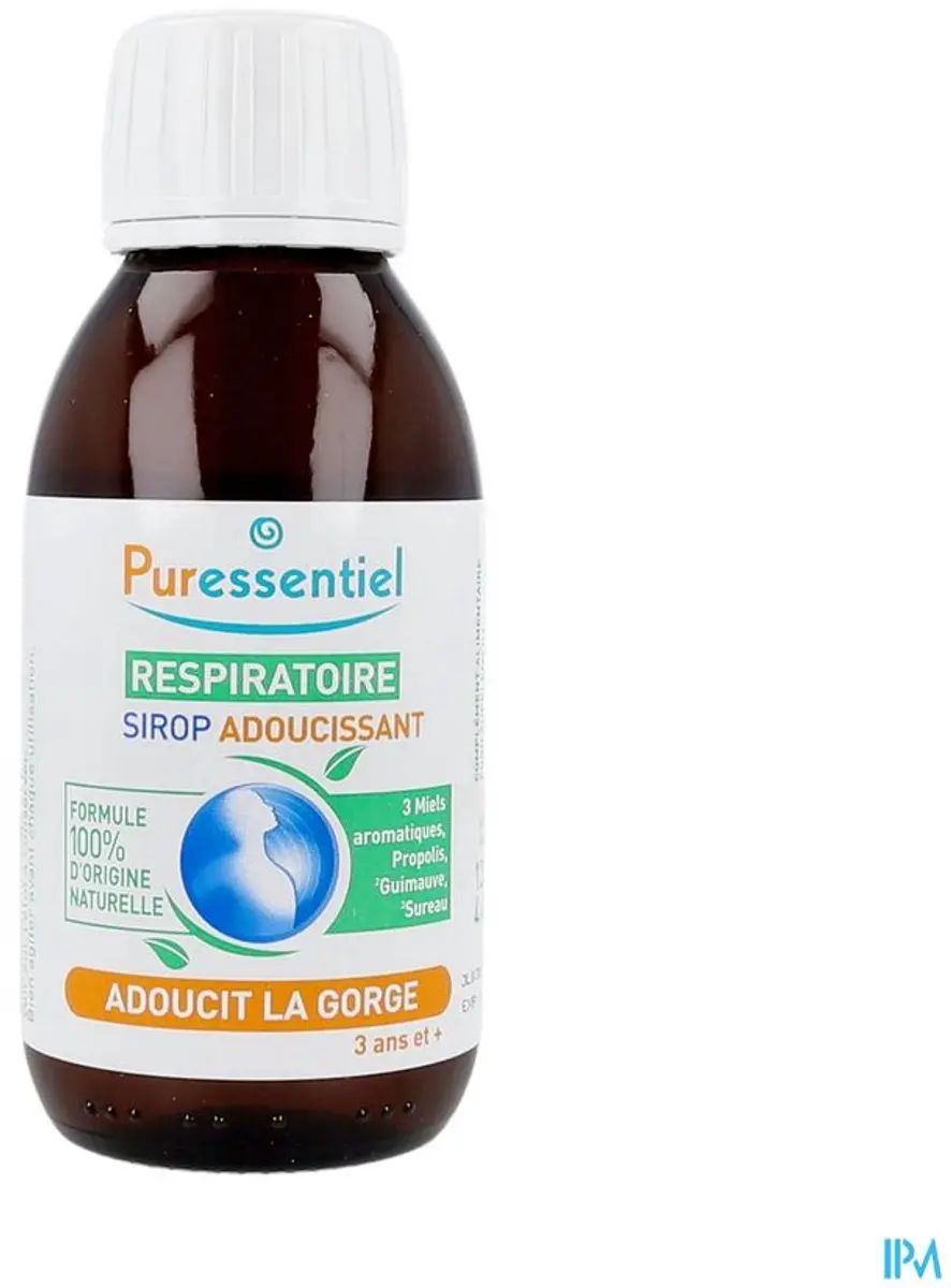 Puressentiel Ademhaling Verzorgingssiroop Honing 125ml