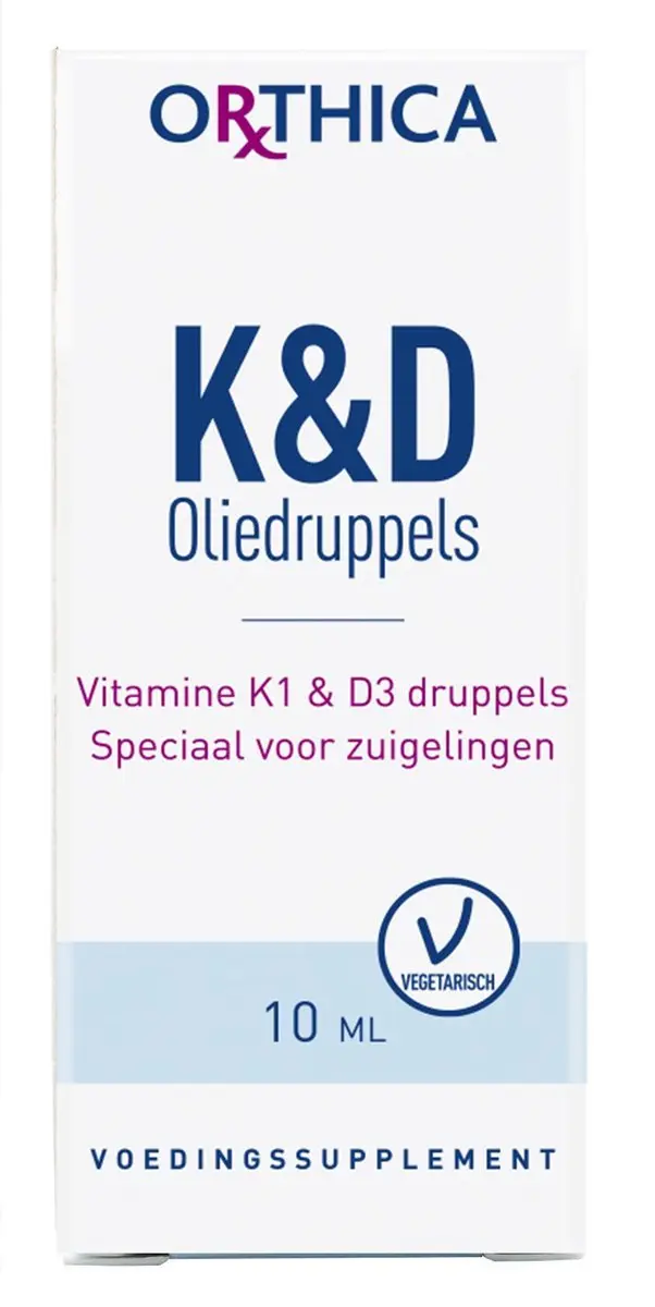 Orthica K&D Oliedruppels Vitamine K1 & D3 10ml