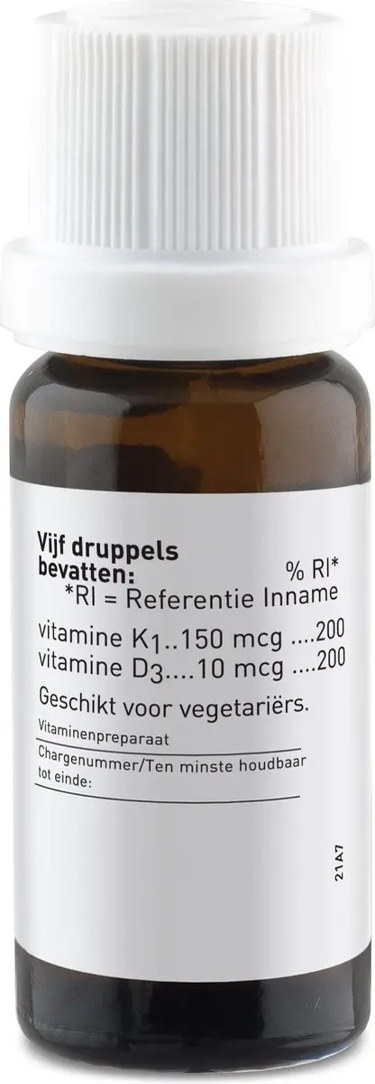 Orthica K&D Oliedruppels Vitamine K1 & D3 10ml