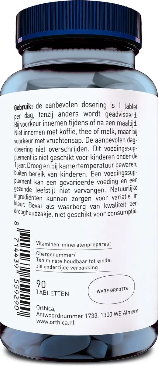 Orthica IJzer-20-complex 90 tabletten