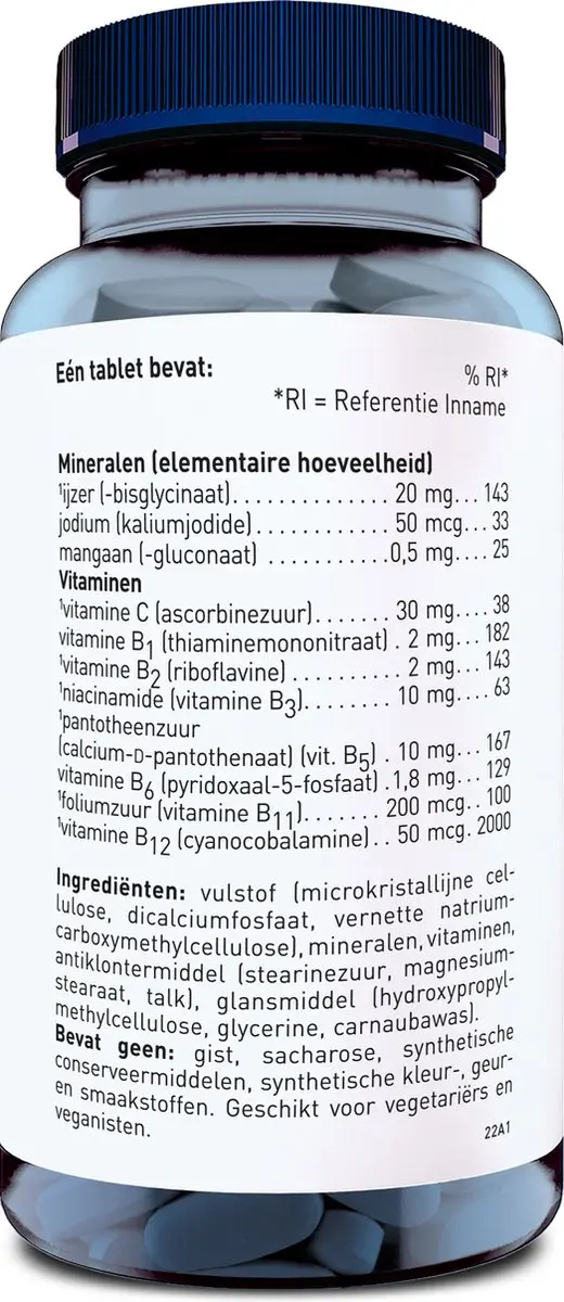 Orthica IJzer-20-complex 90 tabletten