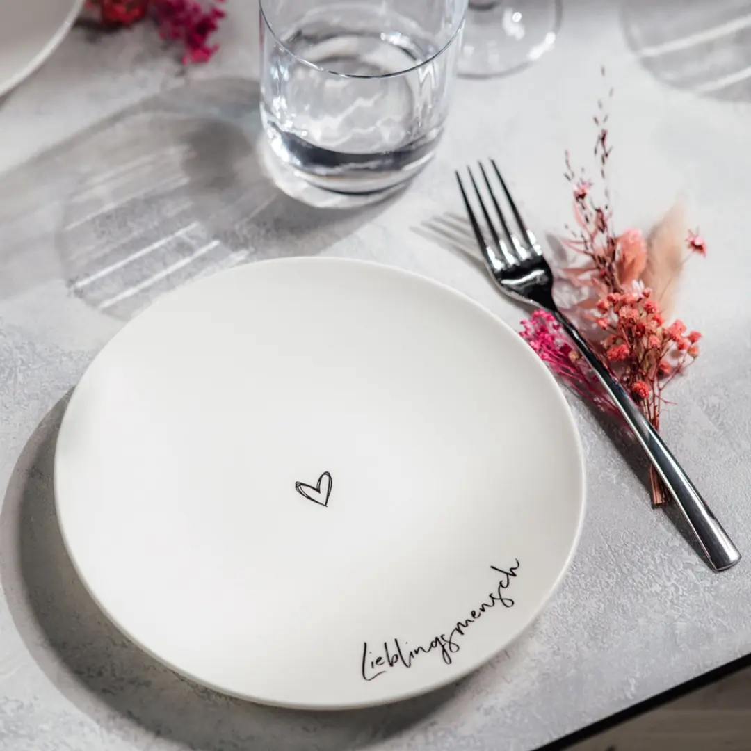 Villeroy & Boch Frühstücksteller Lieblingsmensch Set - 6 Stuks - Ø21,2cm