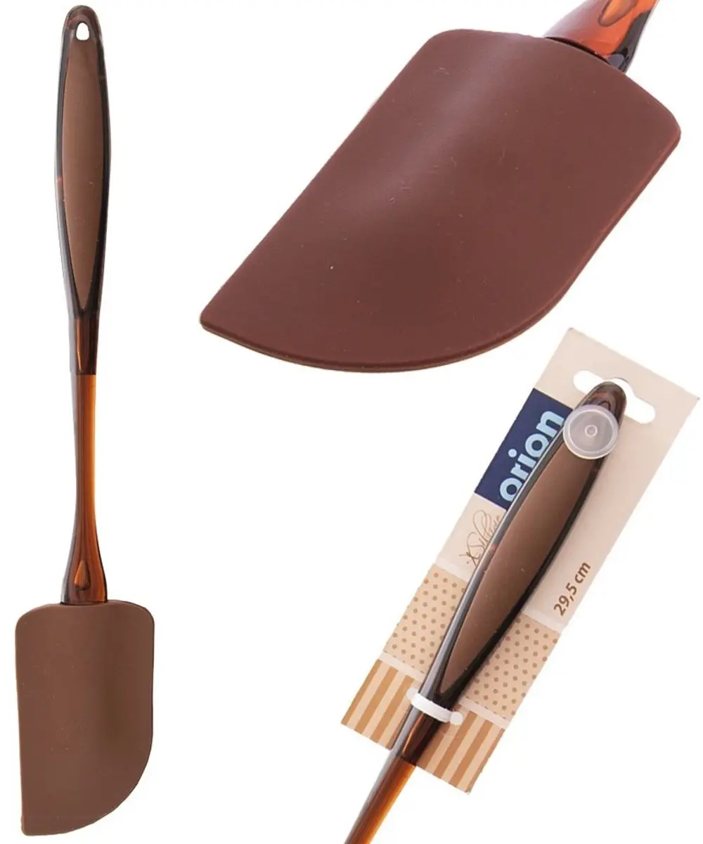 Orion Siliconen Keukenspatel 29,5cm - Bruin