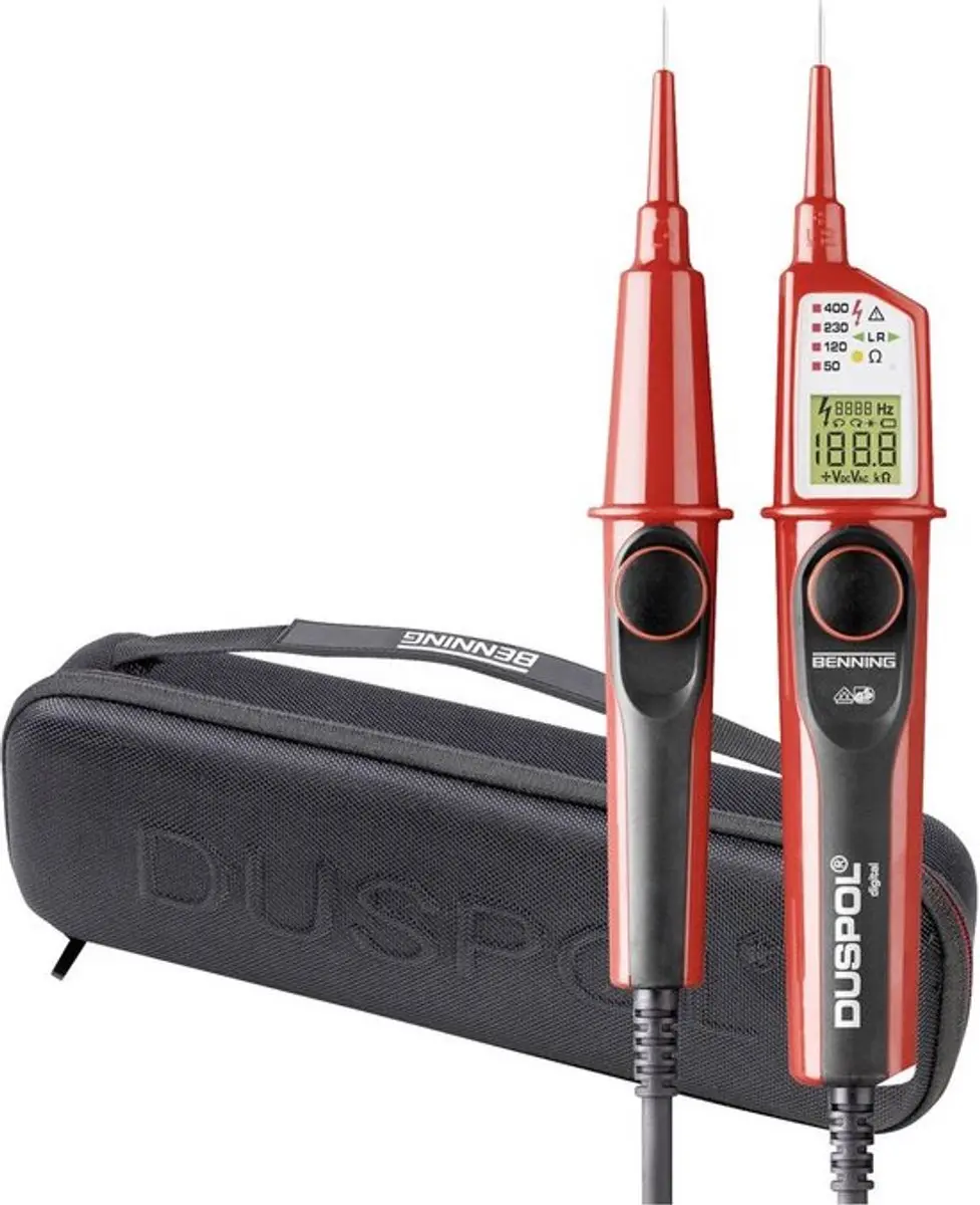 Benning DUSPOL digital Fase- en draaiveldtester