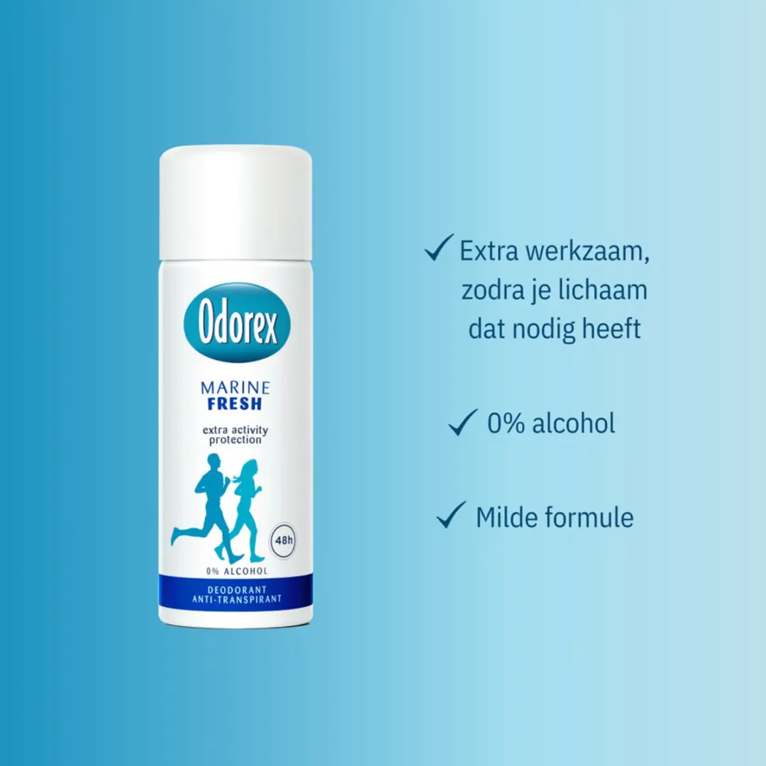 Odorex Deodorant Spray Mini Marine Fresh - 6x50ml