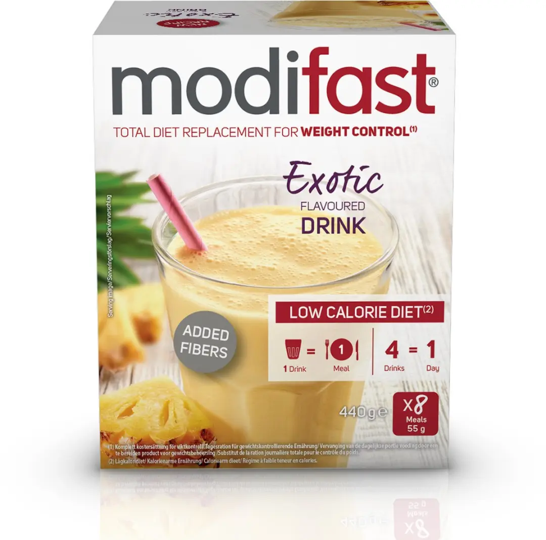 Modifast Intensive Milkshake Exotisch - 8 Zakjes 55g