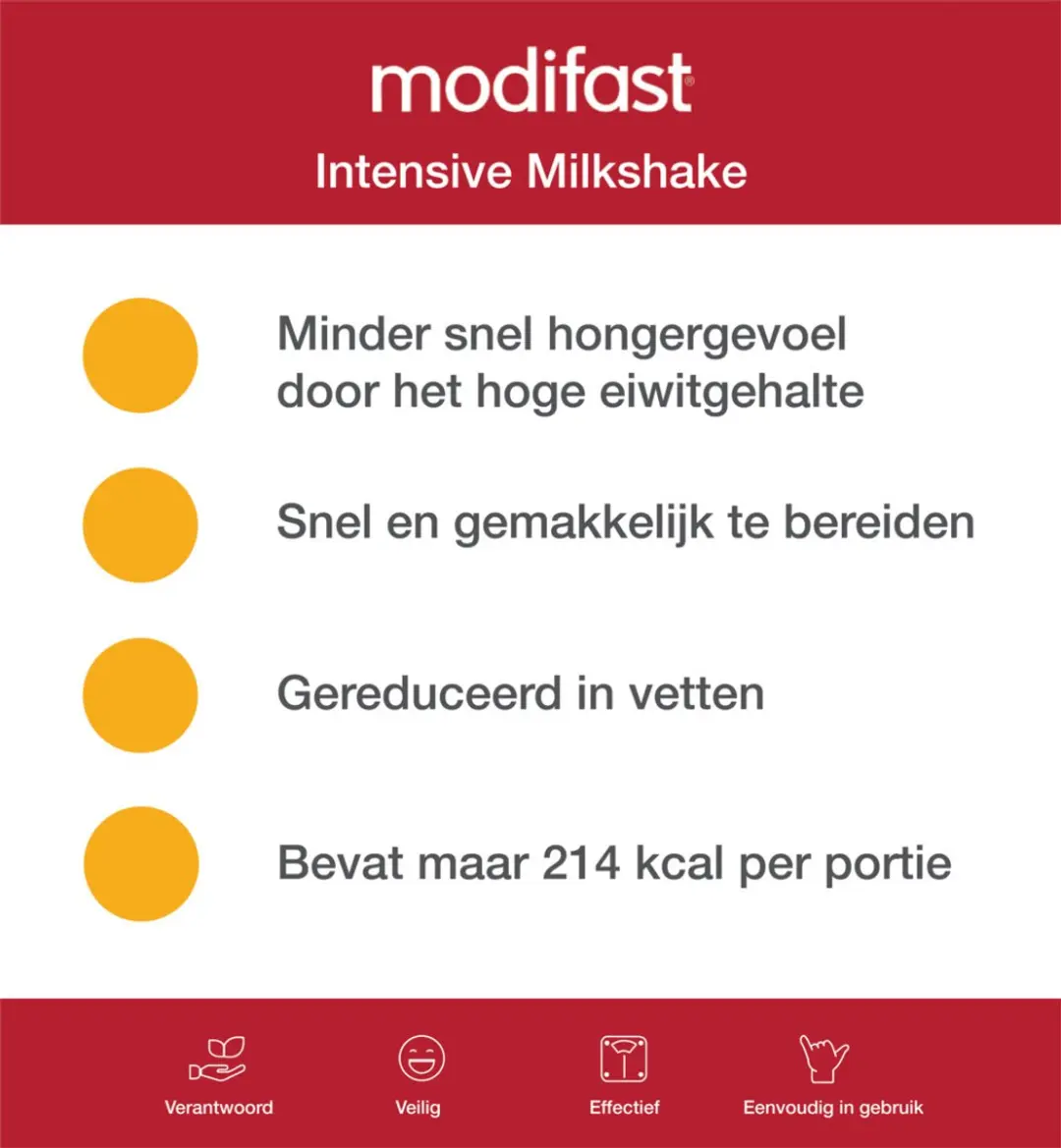 Modifast Intensive Milkshake Exotisch - 8 Zakjes 55g