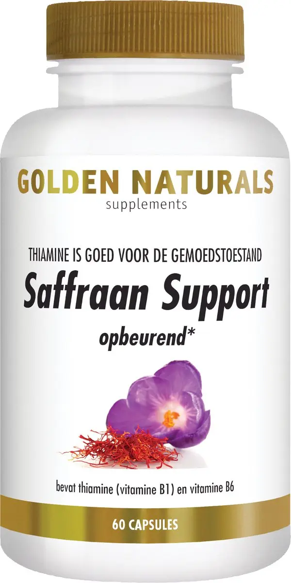 Golden Naturals Saffraan Support 60 Capsules
