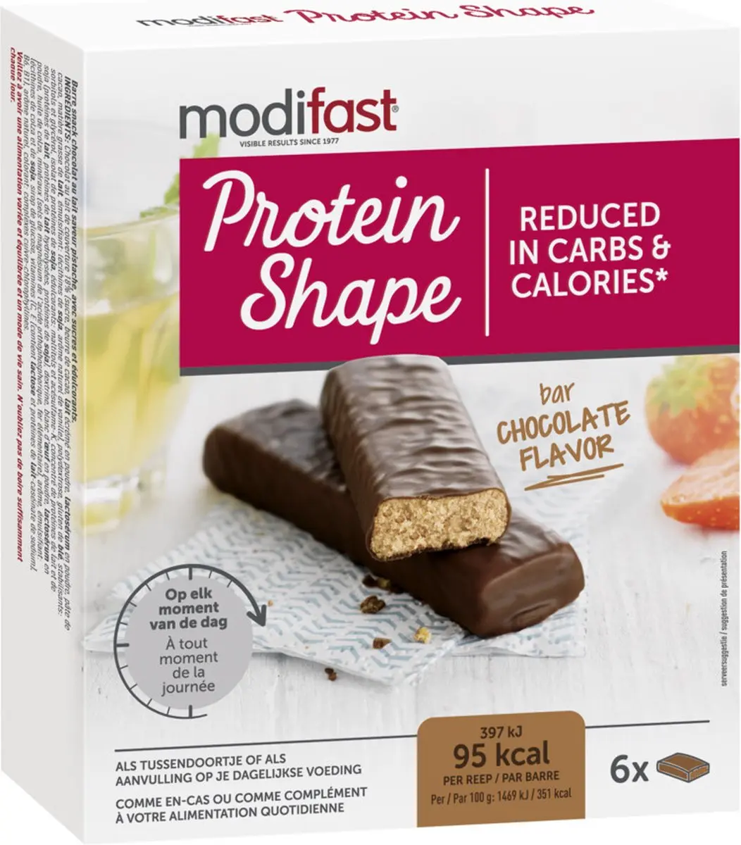 Modifast Protiplus Reep Chocolade