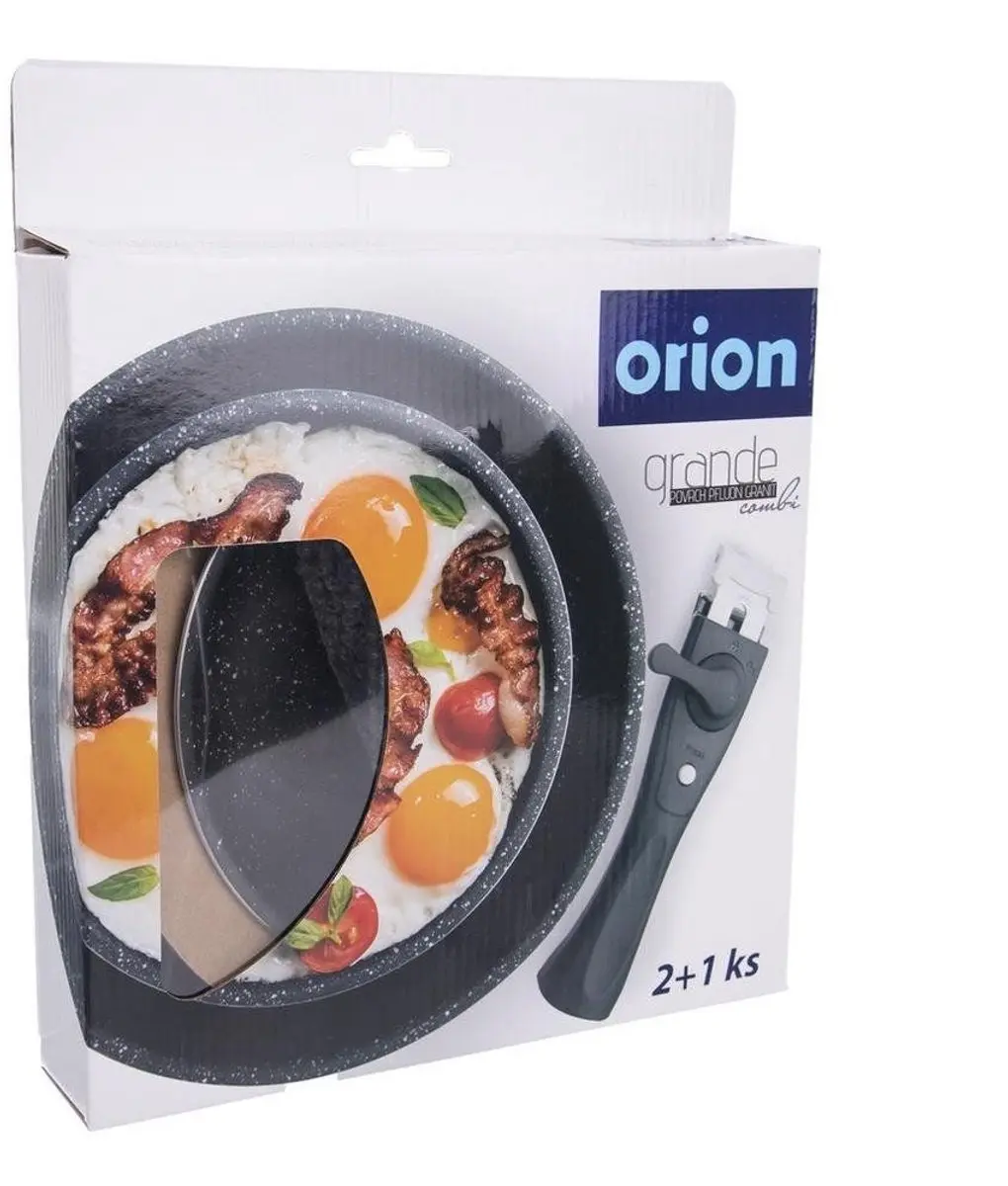 Orion Grande Granieten Pannenset 3-delig Ø20/26cm - Zwart