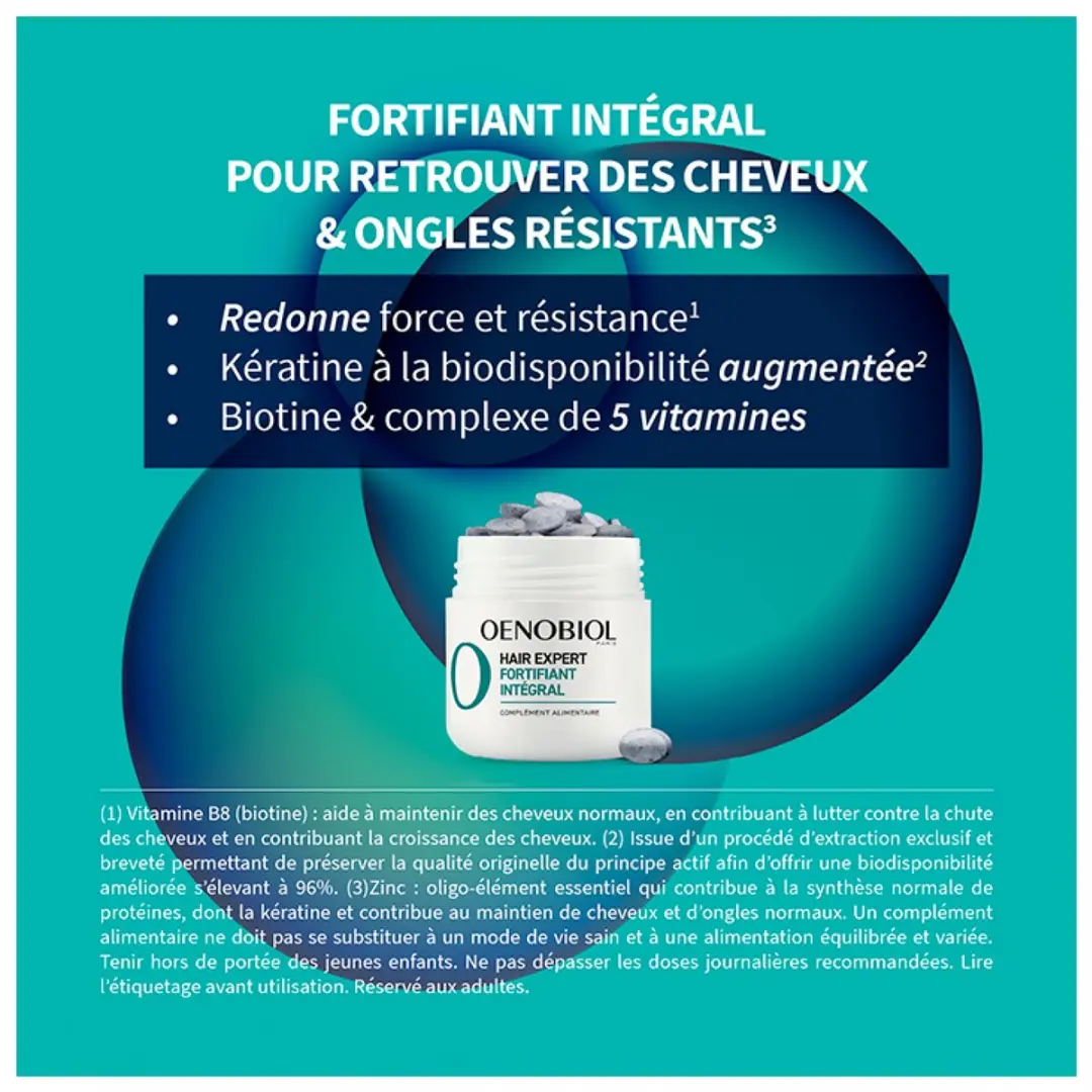 Oenobiol Hair Expert Fortifiant 3x60 Comprimés