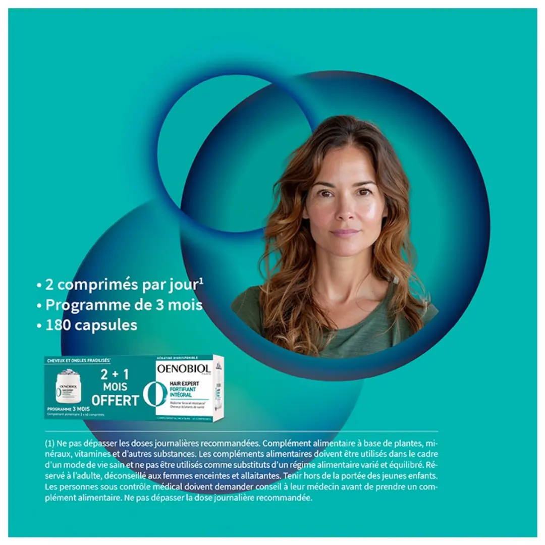 Oenobiol Hair Expert Fortifiant 3x60 Comprimés