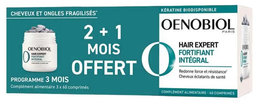 Oenobiol Hair Expert Fortifiant 3x60 Comprimés