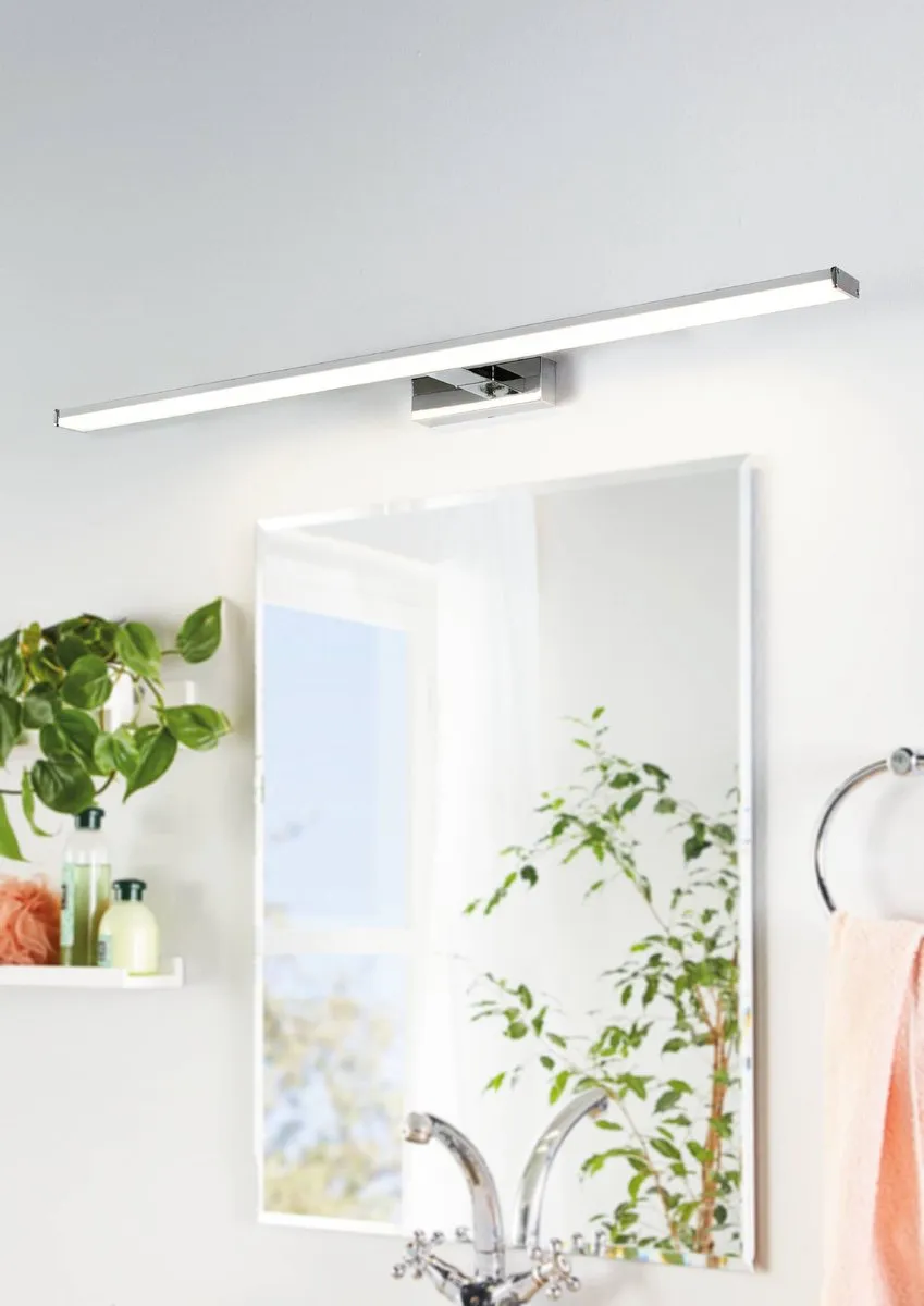 Eglo Pandella 1 Spiegel LED Armatuur 13.5W - 120cm - Zilver/Wit