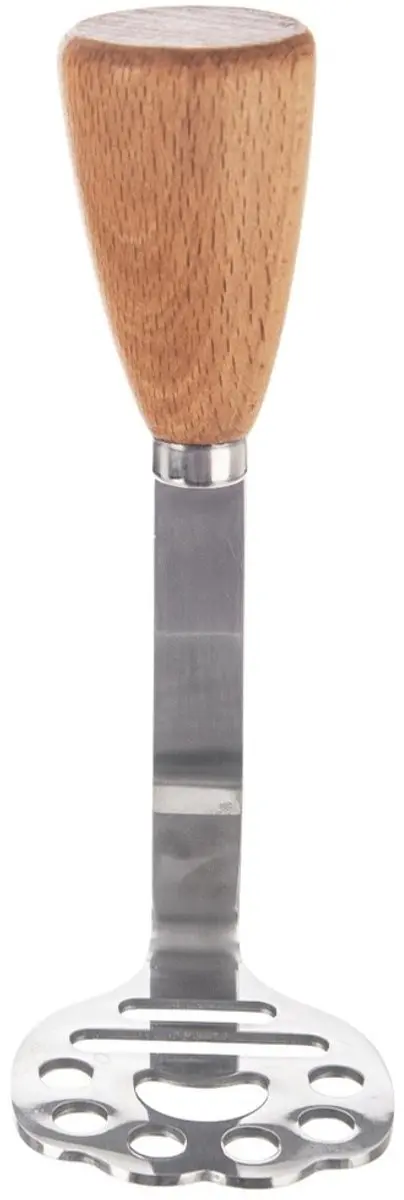Orion Aardappelstamper RVS 14,5cm - Houten Handvat