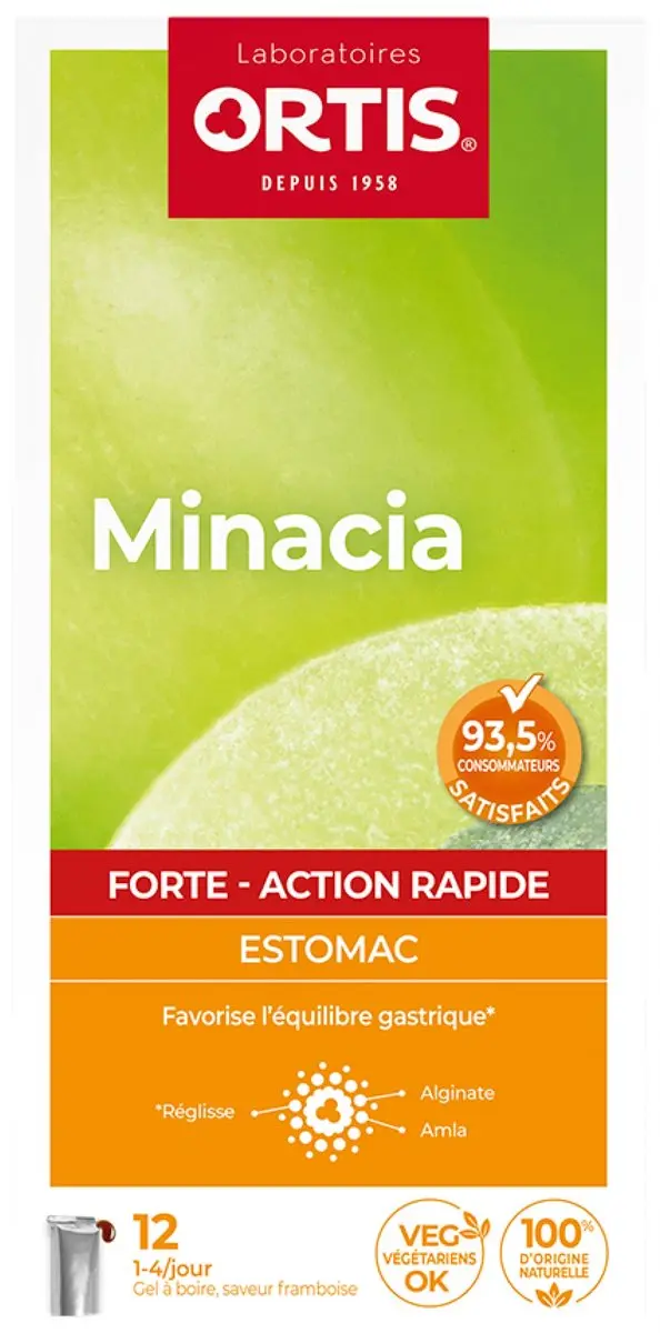 Ortis Minacia Forte Spijsvertering Drinkgel Sticks