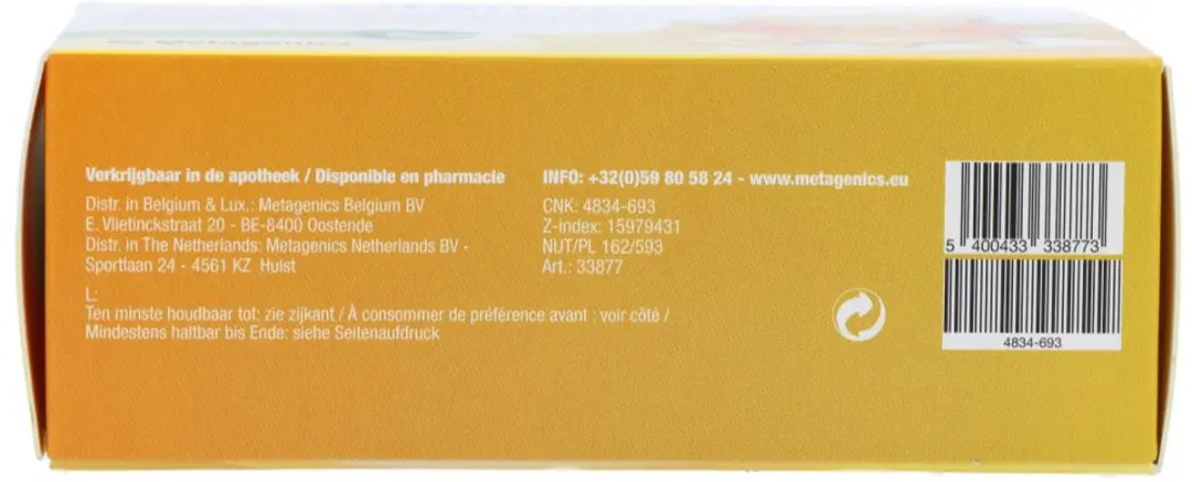 Metagenics Vitamine D 400 IE Kauwtabletten - 168 Stuks - Limoensmaak