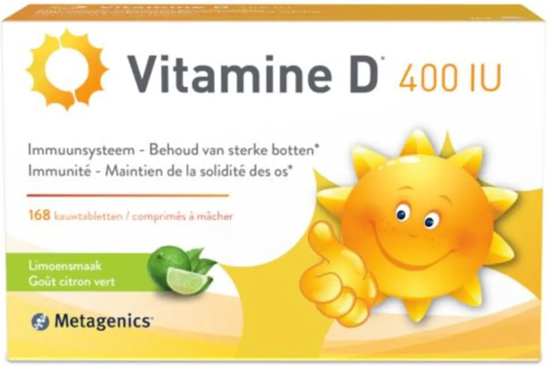 Metagenics Vitamine D 400 IE Kauwtabletten