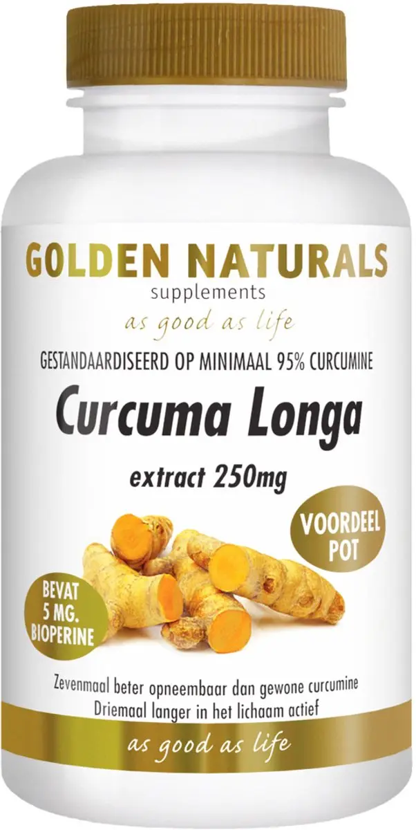 Golden Naturals Curcumine 180 Vegan Capsules