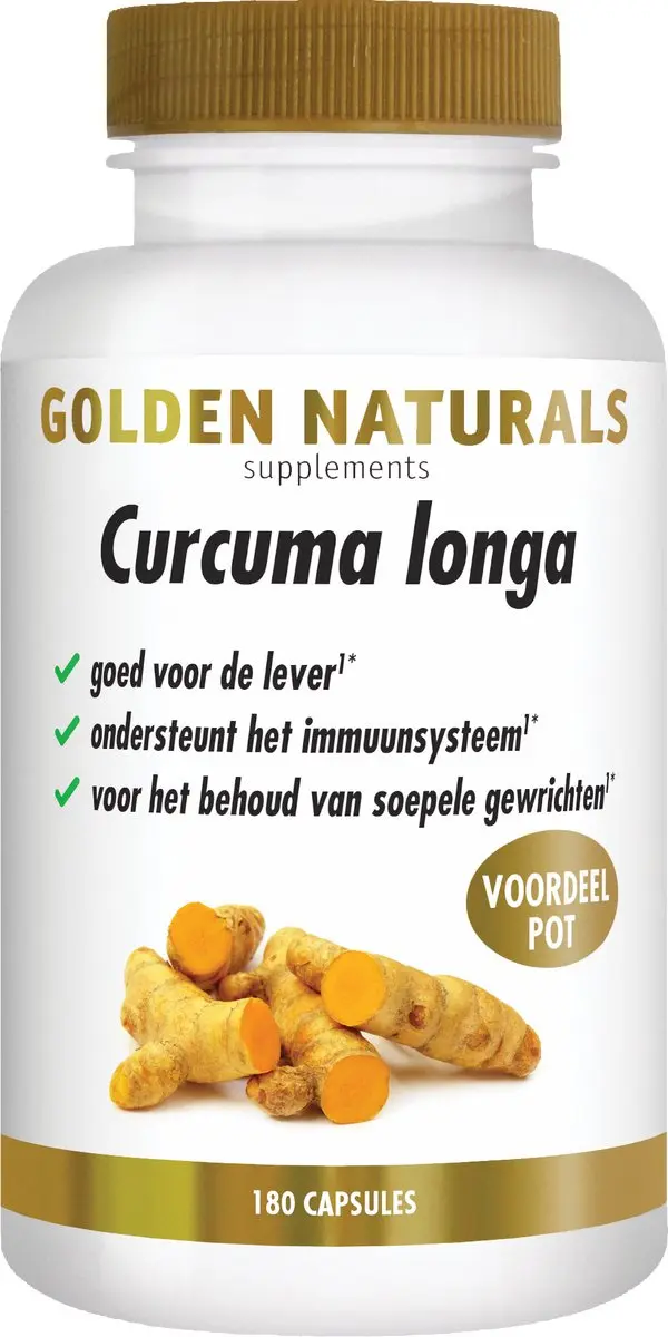 Golden Naturals Curcumine 180 Vegan Capsules