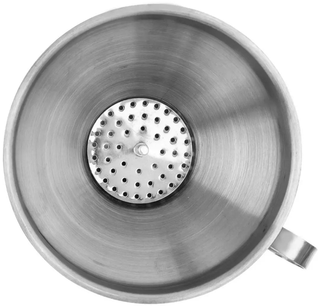 Orion Roestvrijstalen Keukenlepel met Zeef 12,5cm - Zilver