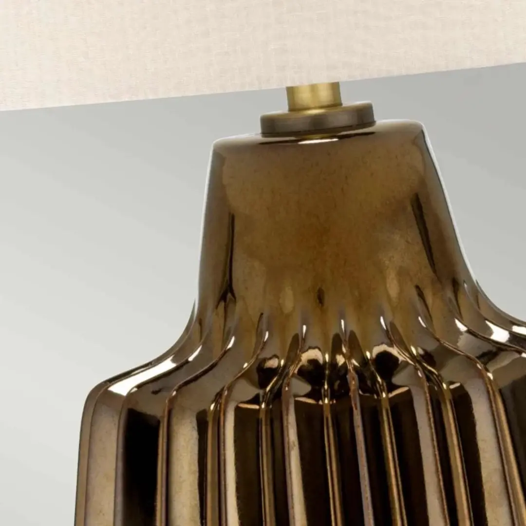 Elstead Lighting Newham LED Tafellamp - 60W - Bronzen