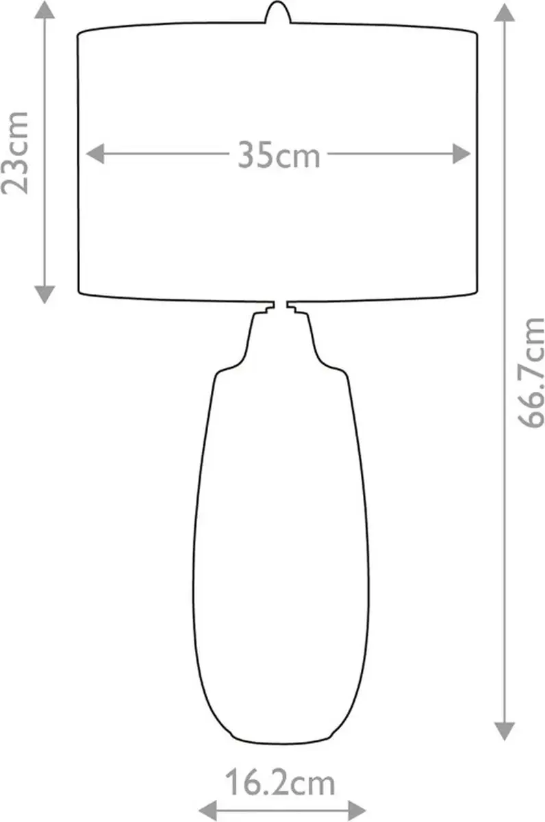 Elstead Lighting Newham LED Tafellamp - 60W - Bronzen