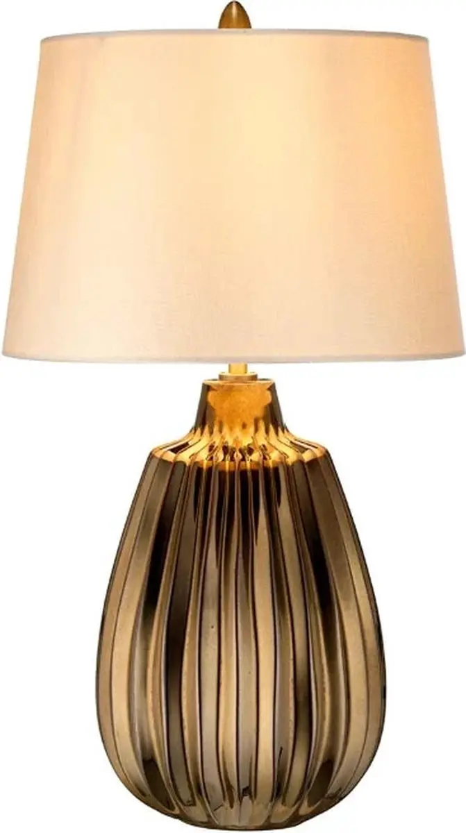 Elstead Lighting Newham LED Tafellamp - 60W - Bronzen - afbeelding 6 van 6